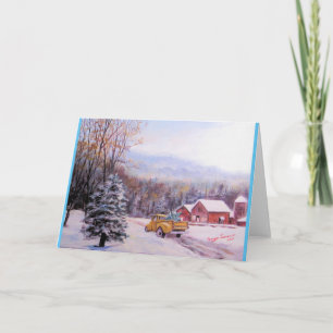 Old Trucks Christmas Card