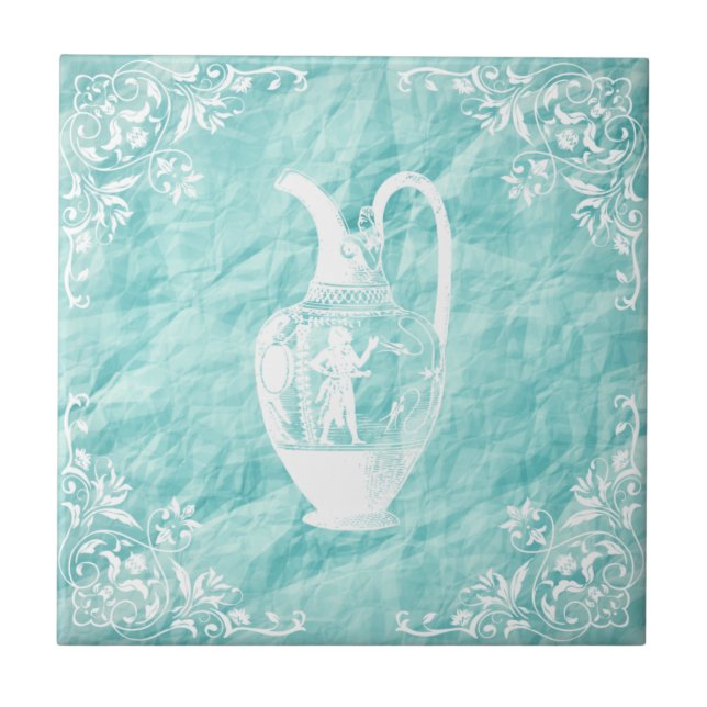 Old Turquoise Jar Tile (Front)