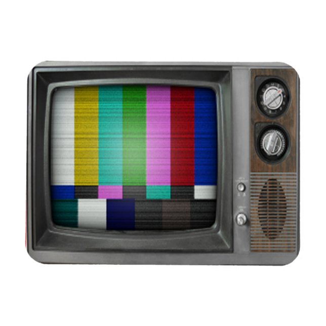 Old TV Magnet (Horizontal)