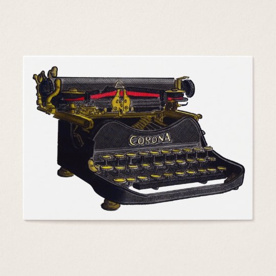 Old Typewriter Business Card