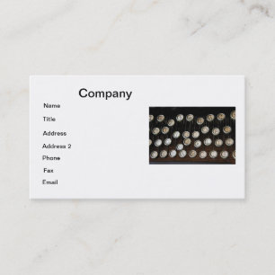 Old Typewriter Business Card