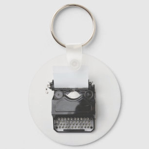 Old Typewriter for Author, Journalist, Blogger Key Ring