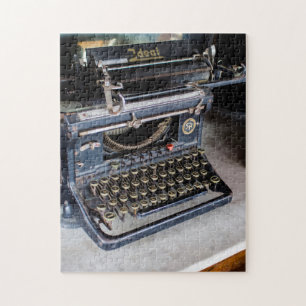 Old typewriter jigsaw puzzle