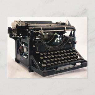 Old Typewriter Postcard