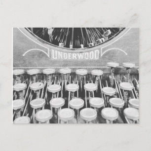 Old Typewriter Postcard