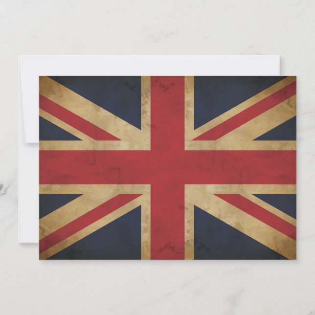 Old Union Jack Invitation (Front)