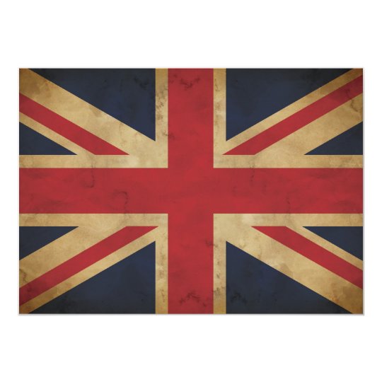 Old Union Jack Invitation | Zazzle.co.uk