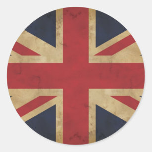 Old Union Jack  Stickers