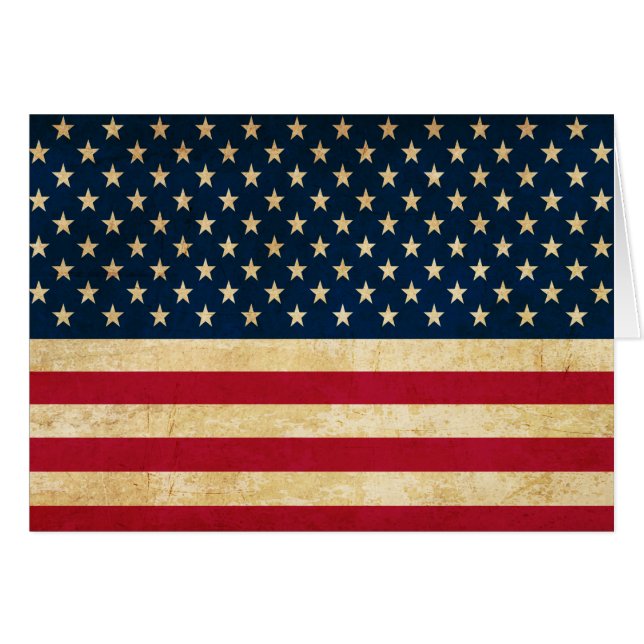 Old USA flag (Front Horizontal)