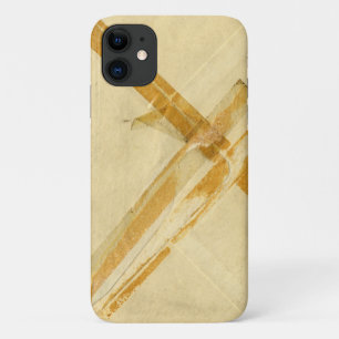 Old used envelope and sticky tape iPhone 11 case