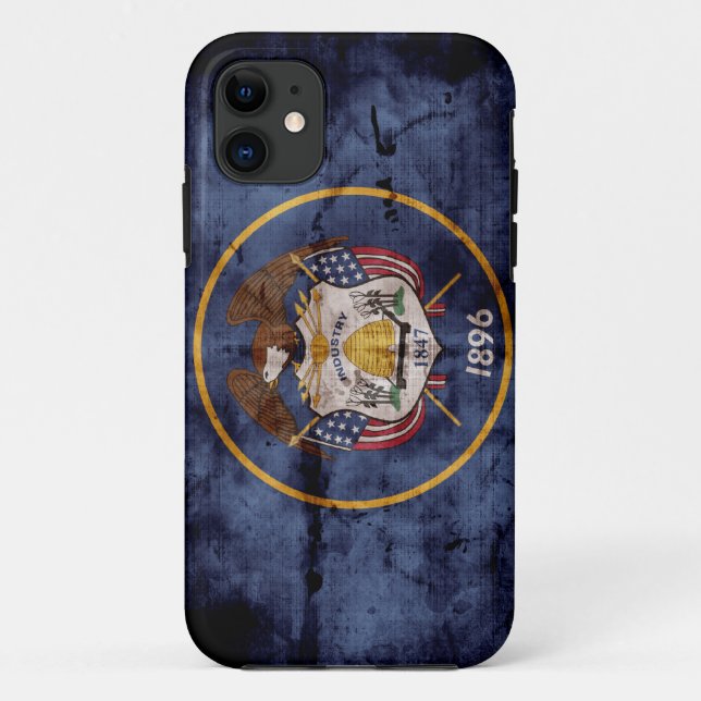 Old Utah Flag; Case-Mate iPhone Case (Back)