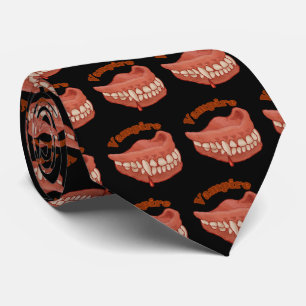 Old Vampire Teeth Tie