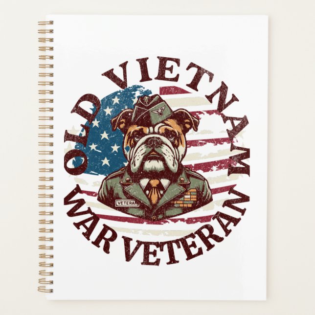 Old Vietnam War Vet Planner (Front)