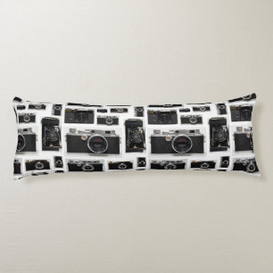 Old Vintage Cameras in Bulk Choose Colour B Pillow