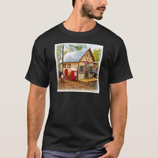 Old Vintage Gas Station T-Shirt (Front)