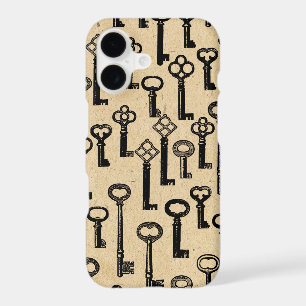 Old Vintage Keys Pattern