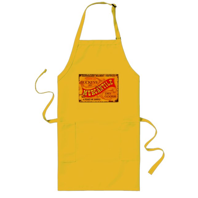 "Old Vintage Mercantile" Long Apron (Front)
