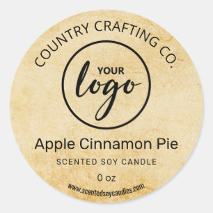 Old Vintage Paper Soy Candle Labels