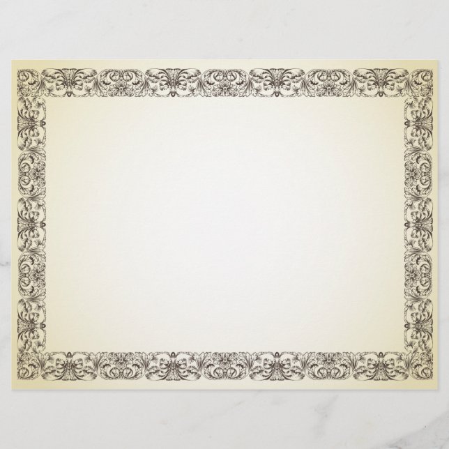 Old Vintage Parchment Look Paper (Front)