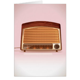 Old vintage retro Radio planyer