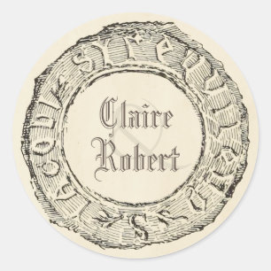 Old Vintage Seal Style Fairy Tale Wedding