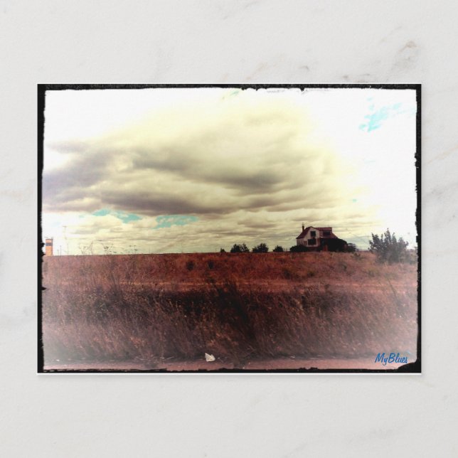 Old Vintage Stile Photo Postcard (Front)