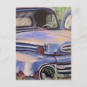 Old Vintage Truck Art Postcard