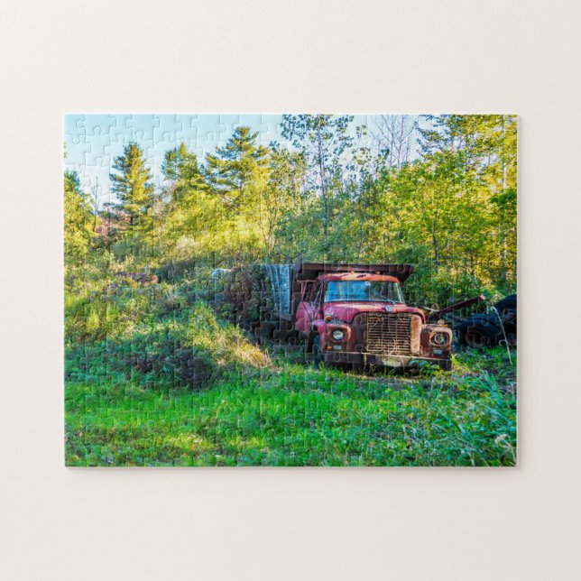Old Vintage Truck Vermont. Jigsaw Puzzle (Horizontal)