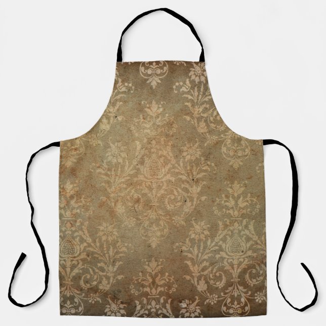 Old vintage wallpaper. grunge backgroundwallpaper, apron (Front)