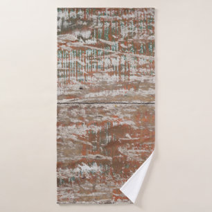 Old vintage wood texture backgroundabstract, home bath towel