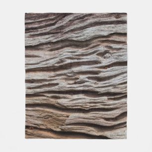 Old vintage wooden textureabstract, home decor, ba fleece blanket