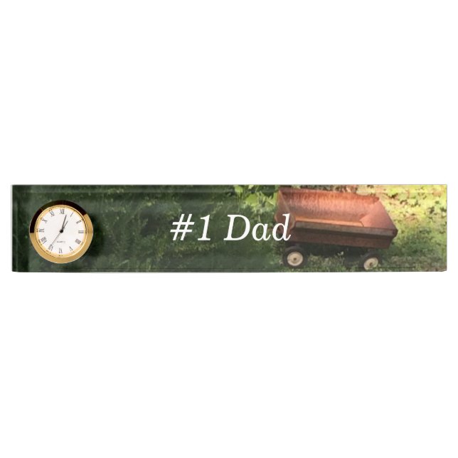 Old Wagon Number One Dad Nameplate (Front)