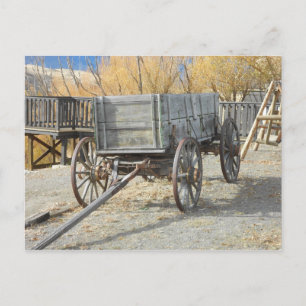 Old Wagon of the Old West Postcard