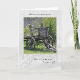 Old Wagon Thinking of You Card