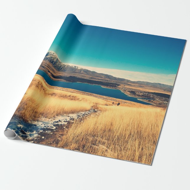 Old wall background in high resolutionabstract, ag wrapping paper (Unrolled)
