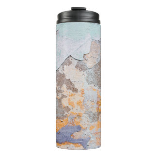 Old Wallgrunge, abstract, ancient, art, background Thermal Tumbler