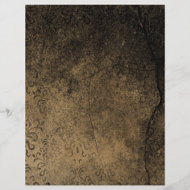 Old Wallpaper Scrapbook Paper (Front)