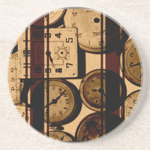 Old Watch Triptych Coaster