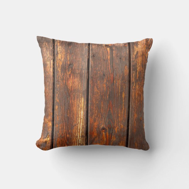 Old,  weathered planks background textureabstract, cushion (Front)