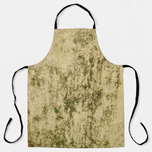 Old weathered retro vintage dark rusted grungy rou apron