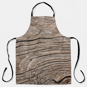 Old Weathered Rotten Cracked Knotted Coarse Wood G Apron