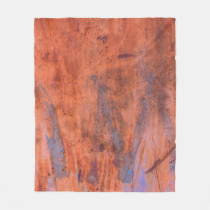 Old weathered rusty textureabstract, aged, aging,  fleece blanket