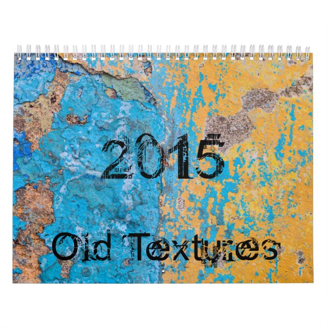 Old weathered surface calendar (Cover)