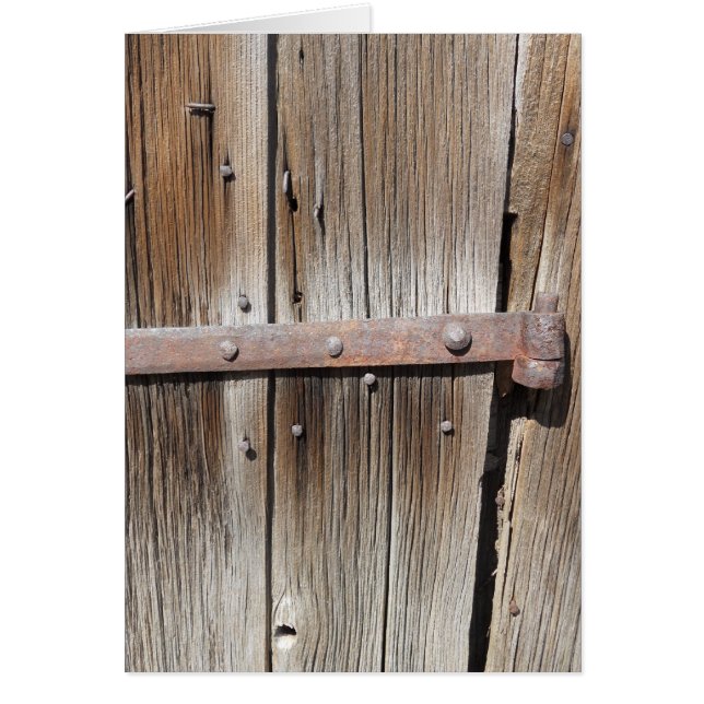 Old Weathered Wood and Rusty Metal (Front)