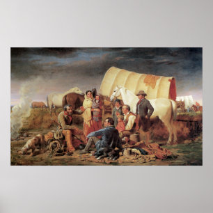 Old West Advice on the Prairie Art Print Poster