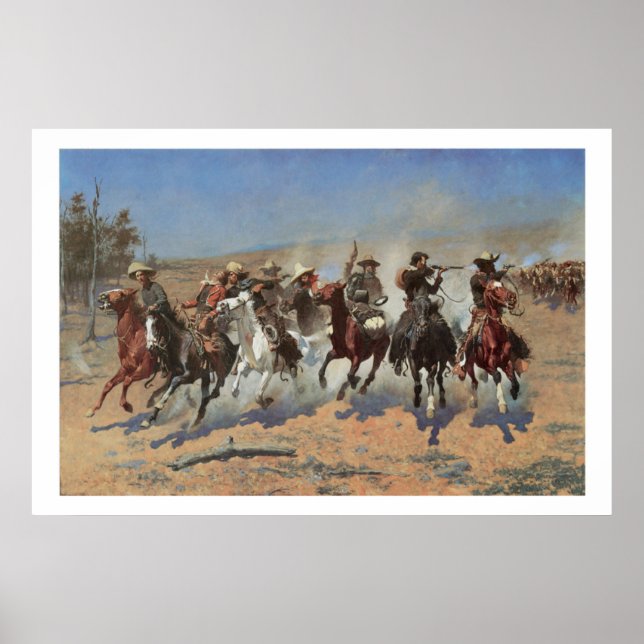 Old West Dash for the Timber Art Print Poster (Front)