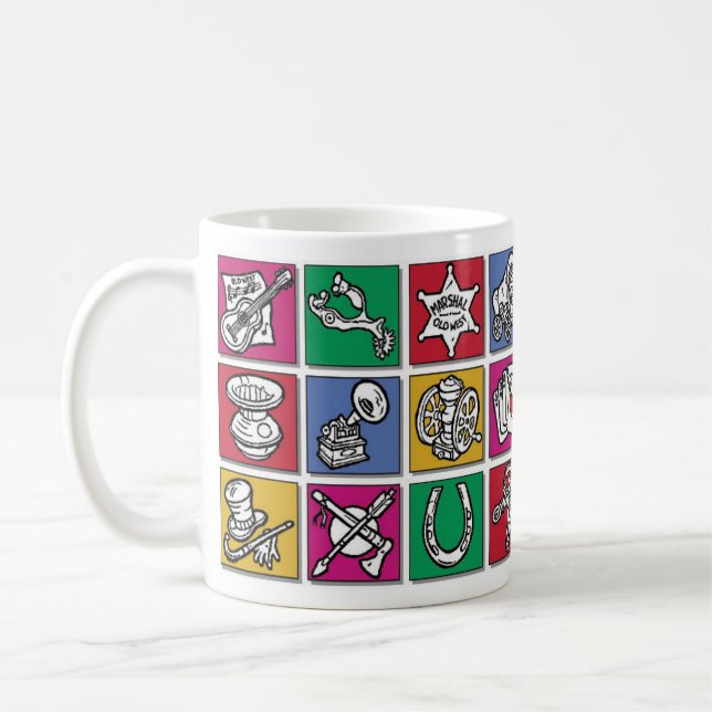 Old West Icons Coffee Mug (Left)
