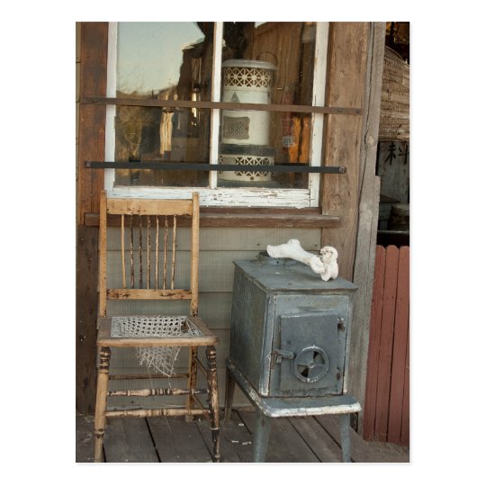 Old West Porch Postcard
