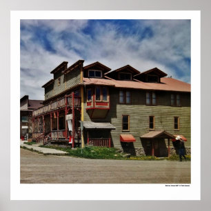 Old West Saloon and Hotel Poster