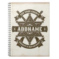 Old West Sheriff Deputy Rifles Badge Personalised